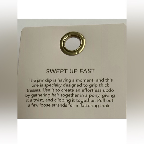 New Pink Wavy Jaw Hair Clip 3 11/16" made in Bangladesh GSQ by Glamsquad - Picture 8 of 14